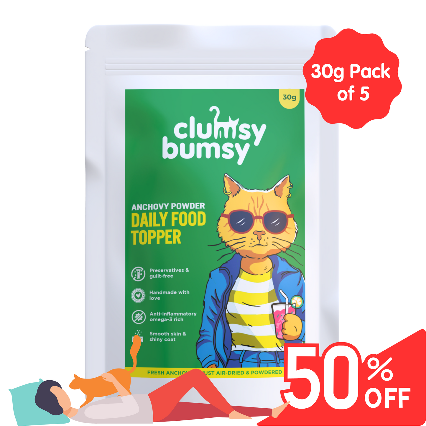 Anchovy Powder (Air-Dried) @ 50% Off