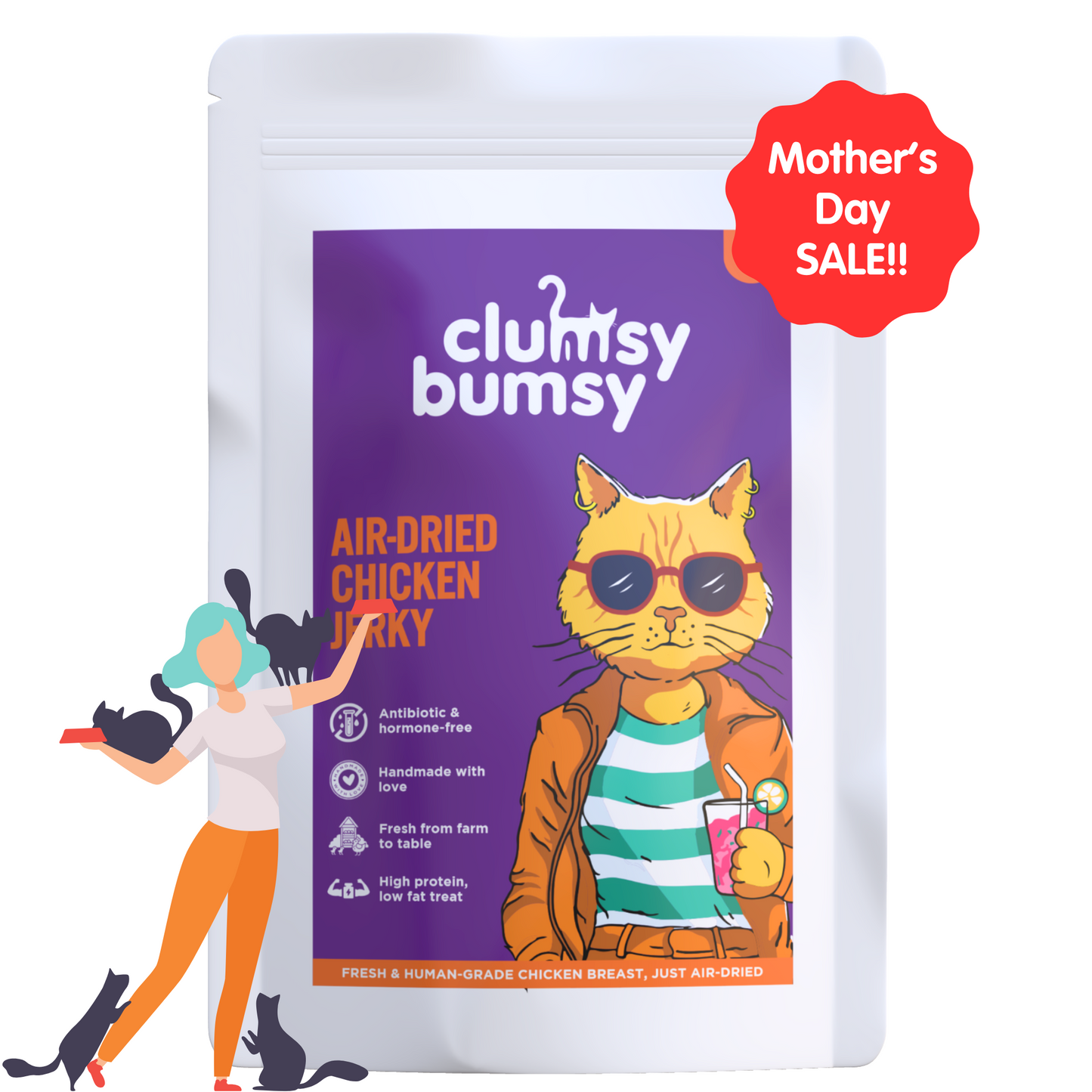 Chicken Jerky (Air-Dried) @ 50% Off