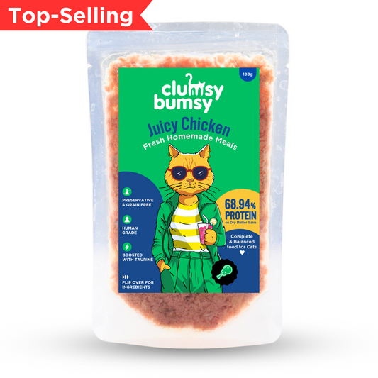 Juicy Chicken Fresh Meals for Cats (100g)