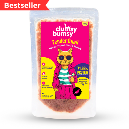 Tender Quail Fresh Meals for Cats (100g)