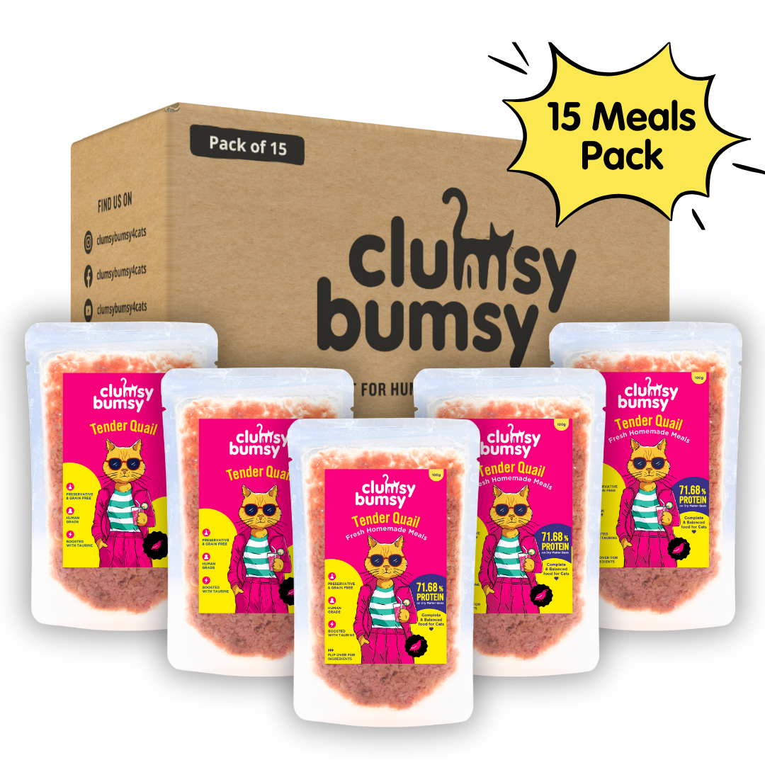 Tender Quail Fresh Meals for Cats (100g)