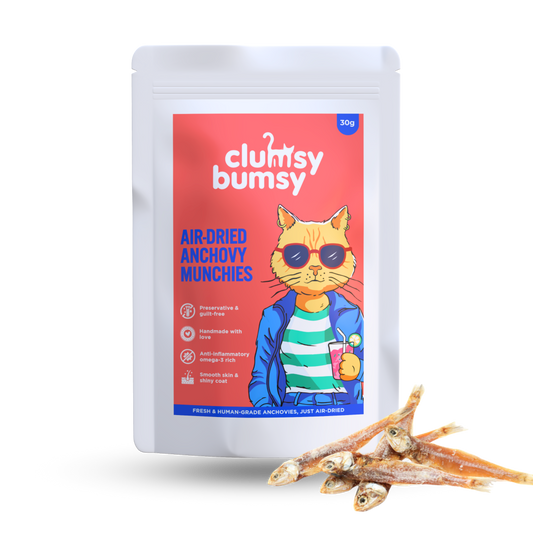 Whole Anchovy Munchies for Cats 30g (Air-Dried)