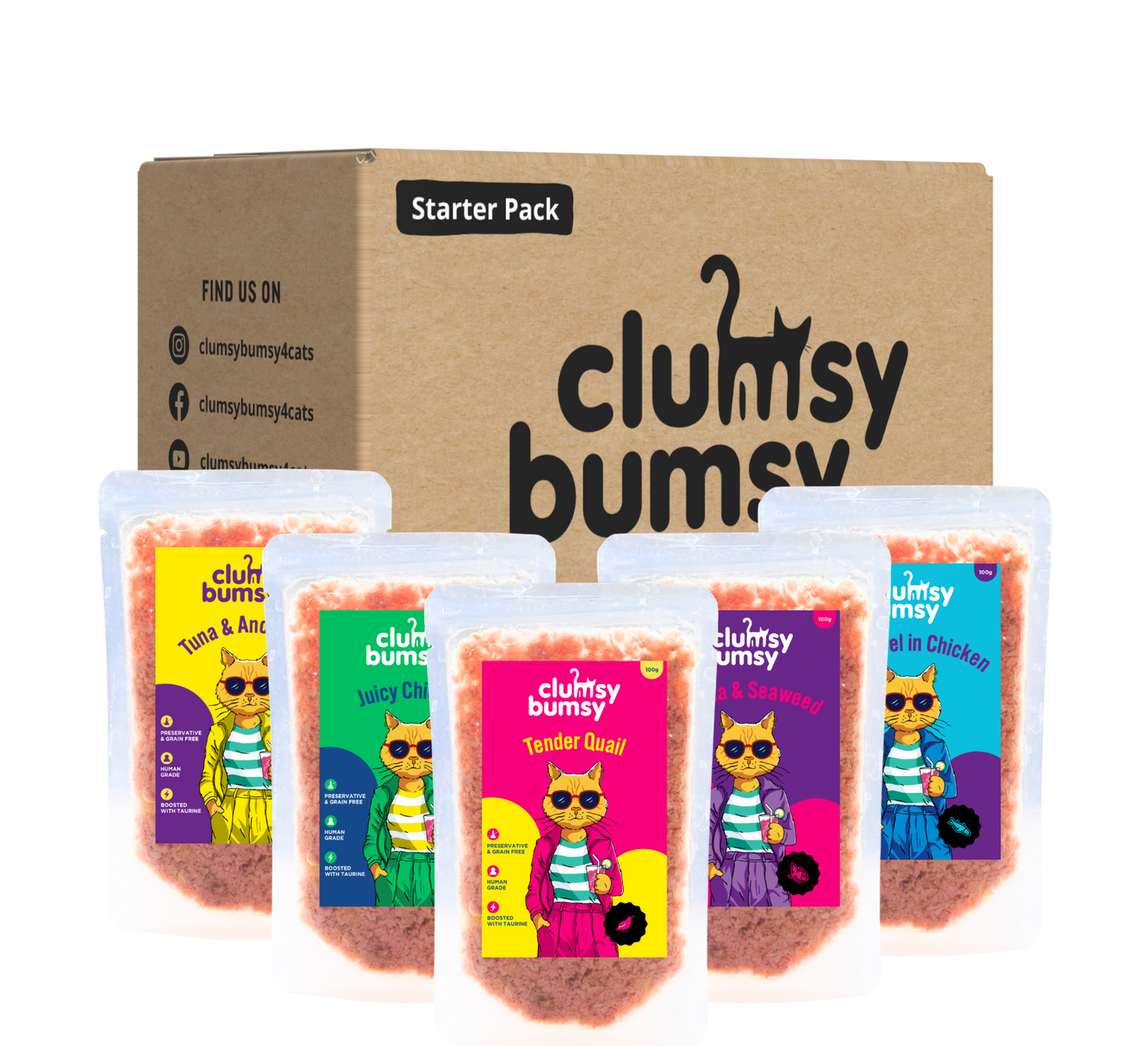 Fresh food Trial Pack for Cats